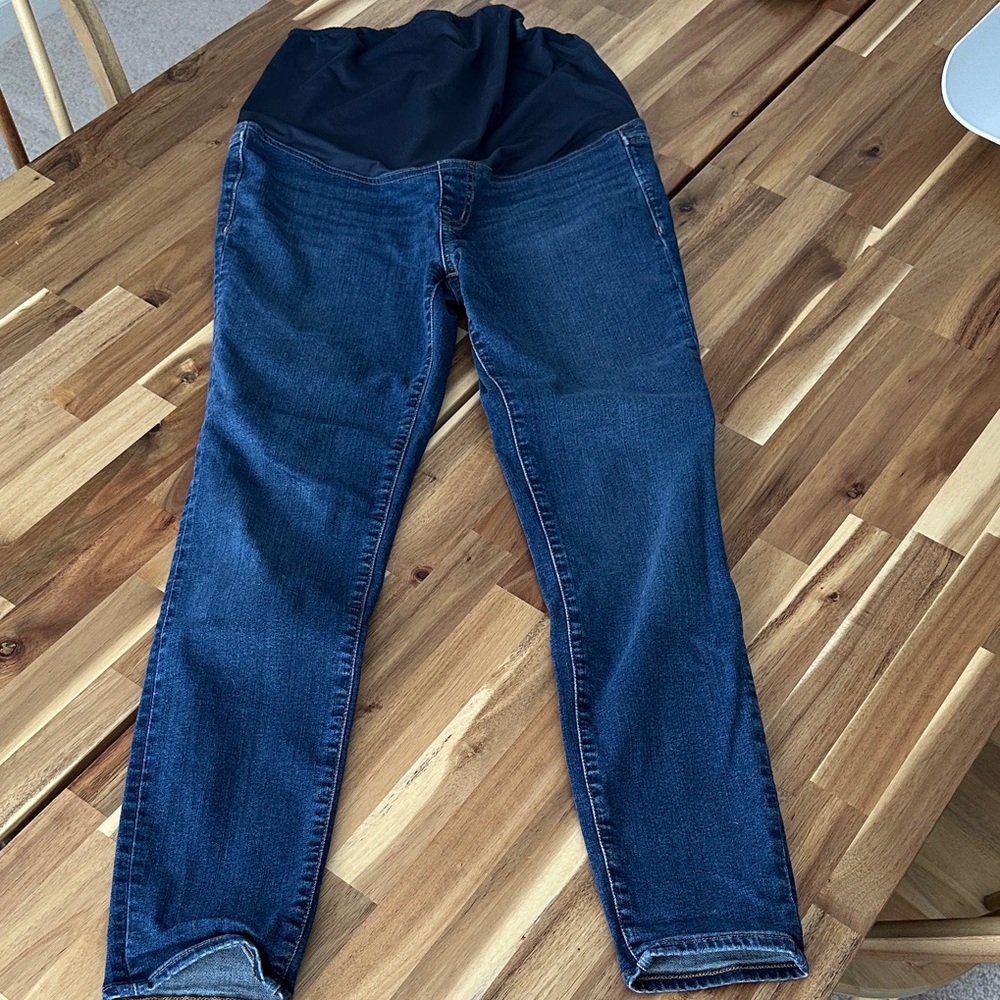 Madewell Women's Blue Maternity Skinny Jeans